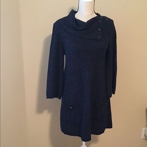 Beautiful Navy Sleeve Sweater dress🎀🎀🛍🛍